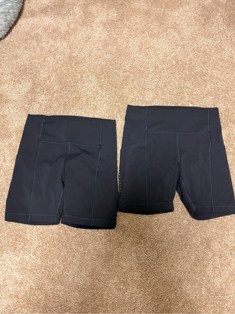 Lululemon Swift Speed Shorts 6” Inseam Size 6 Set of 2 Black